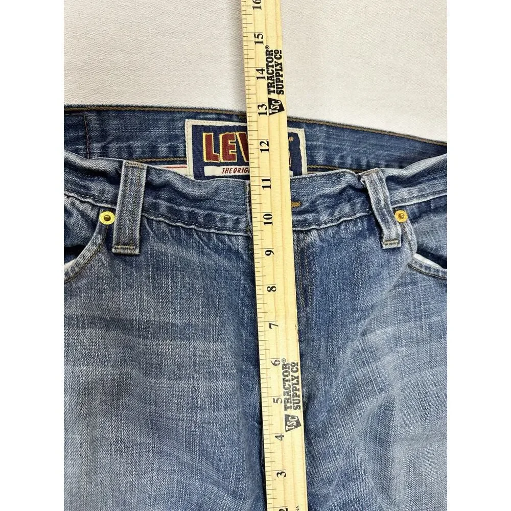 Vintage Levi’s 527 Low Bootcut Jeans Mens Size 36x32 Y2K Flap Pockets Western